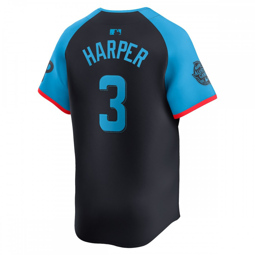 Bryce Harper National League 2024 MLB All-Star Game Limited Player Jersey - Navy-Pro Kit Vault | Brand New 26/27 Sports Jerseys